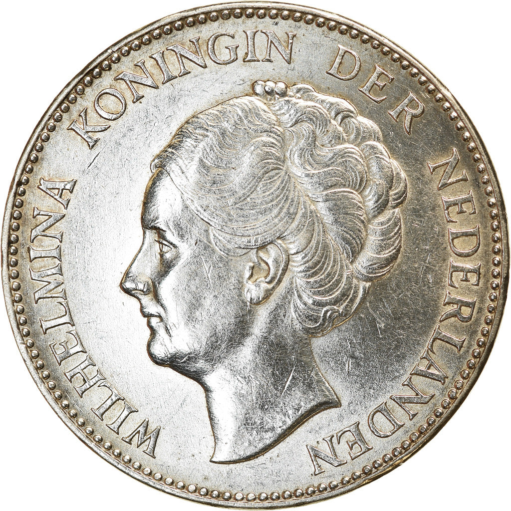 Coin, Netherlands, Wilhelmina I, Gulden, 1940, AU(55-58), Silver, KM:161.1