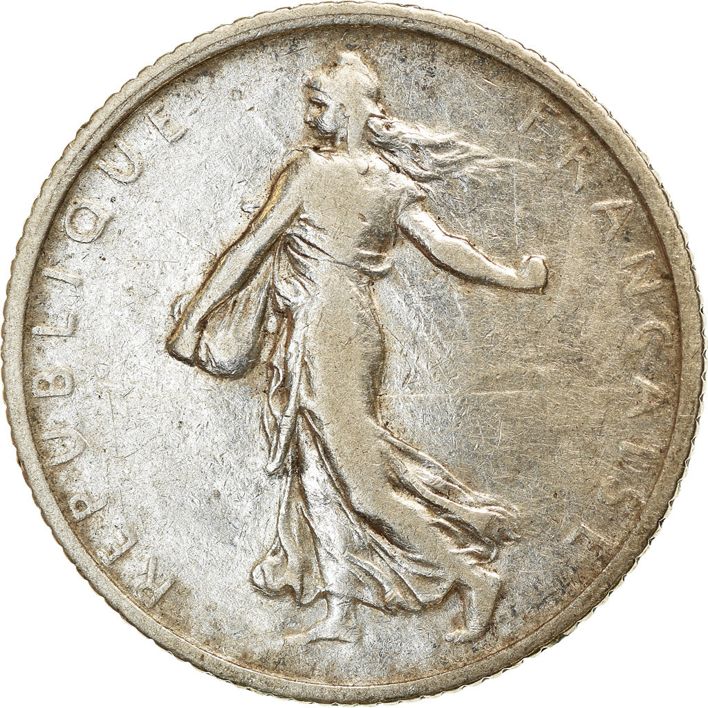 Münze, Frankreich, Semeuse, Franc, 1910, Paris, S+, Silber, KM:844.1