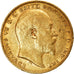 Moneda, Australia, Edward VII, Sovereign, 1903, Perth, EBC, Oro, KM:15