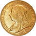Coin, Australia, Victoria, Sovereign, 1900, Perth, AU(55-58), Gold, KM:13