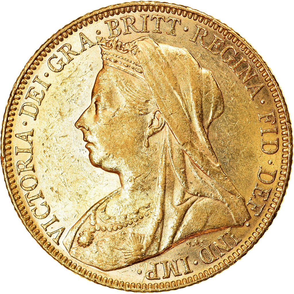 Munten, Australië, Victoria, Sovereign, 1898, Melbourne, PR, Goud, KM:13