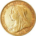 Coin, Australia, Victoria, Sovereign, 1900, Melbourne, AU(55-58), Gold, KM:13