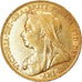 Coin, Great Britain, Victoria, Sovereign, 1900, AU(55-58), Gold, KM:785