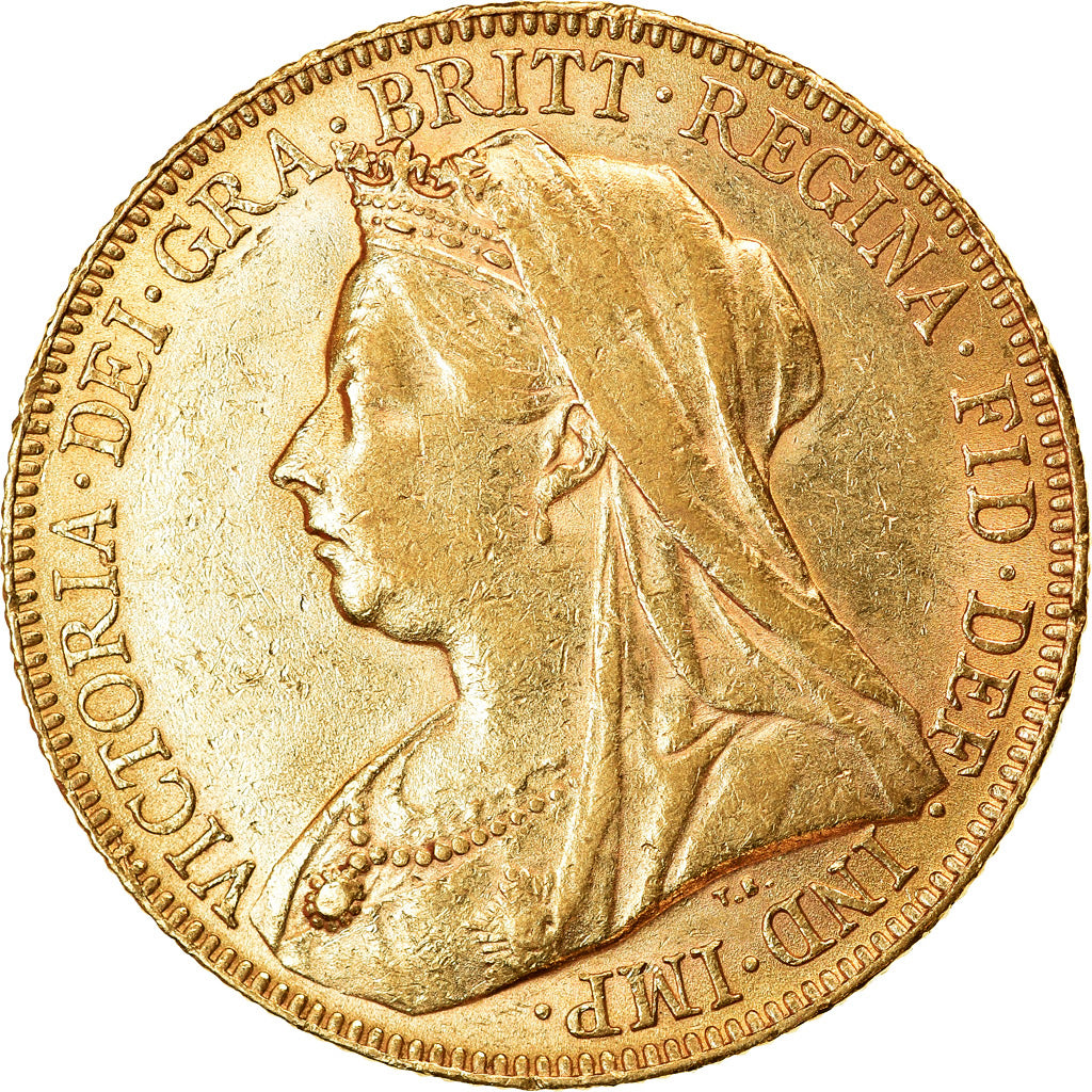 Monnaie, Grande-Bretagne, Victoria, Sovereign, 1899, SUP, Or, KM:785