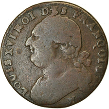 Coin, France, 12 deniers françois, 1792, Montpellier, F(12-15), KM 600.12