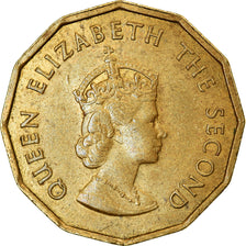 Coin, Jersey, Elizabeth II, 1/4 Shilling, 3 Pence, 1966, AU(50-53), KM 27