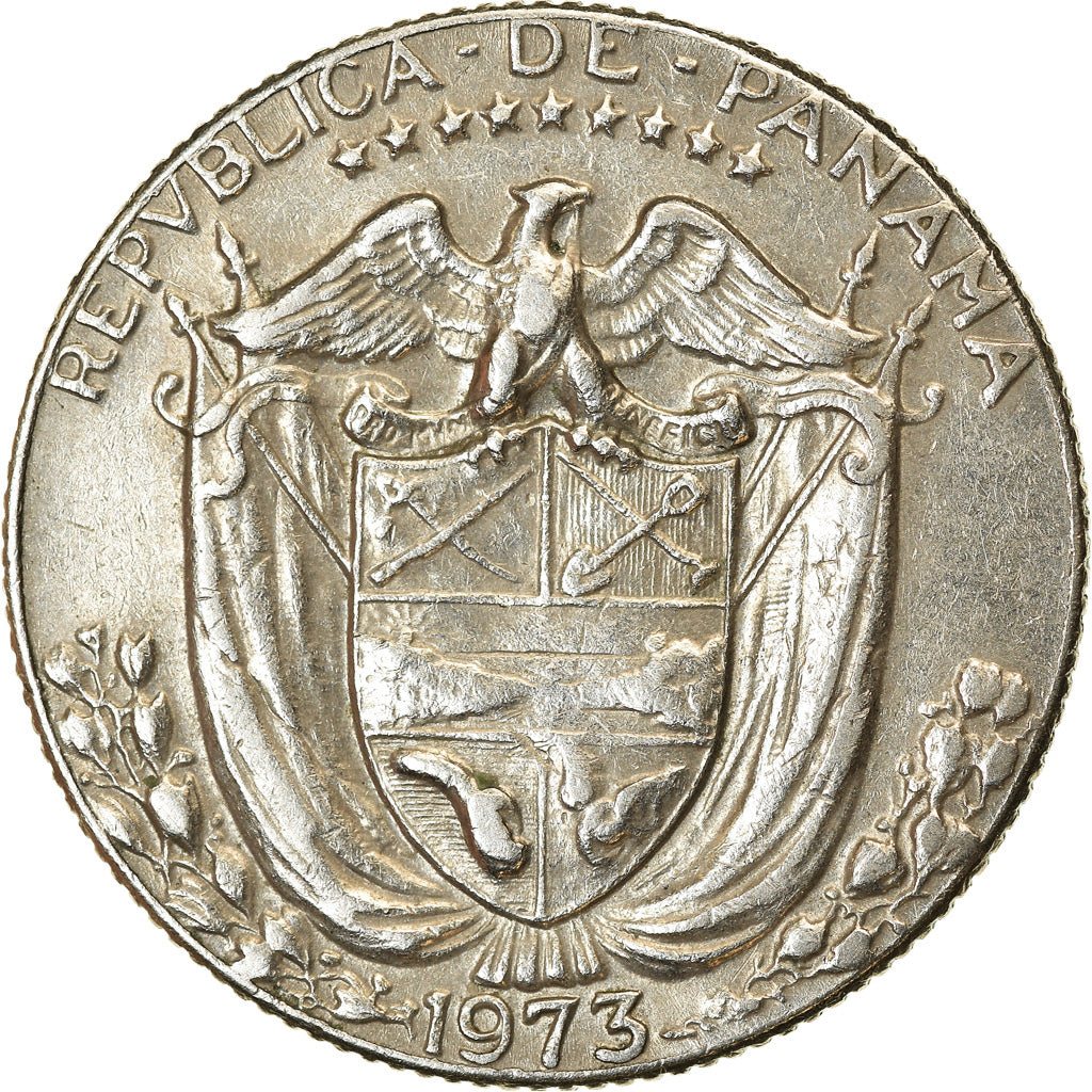 Munten, Panama,1/4 Balboa, 1973, ZF, KM 11.2a