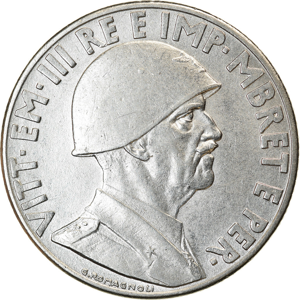 Monnaie, Albania, Vittorio Emanuele III, Lek, 1939, Rome, TTB+, Stainless Steel