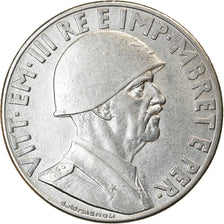 Monnaie, Albania, Vittorio Emanuele III, Lek, 1939, Rome, TTB+, Stainless Steel