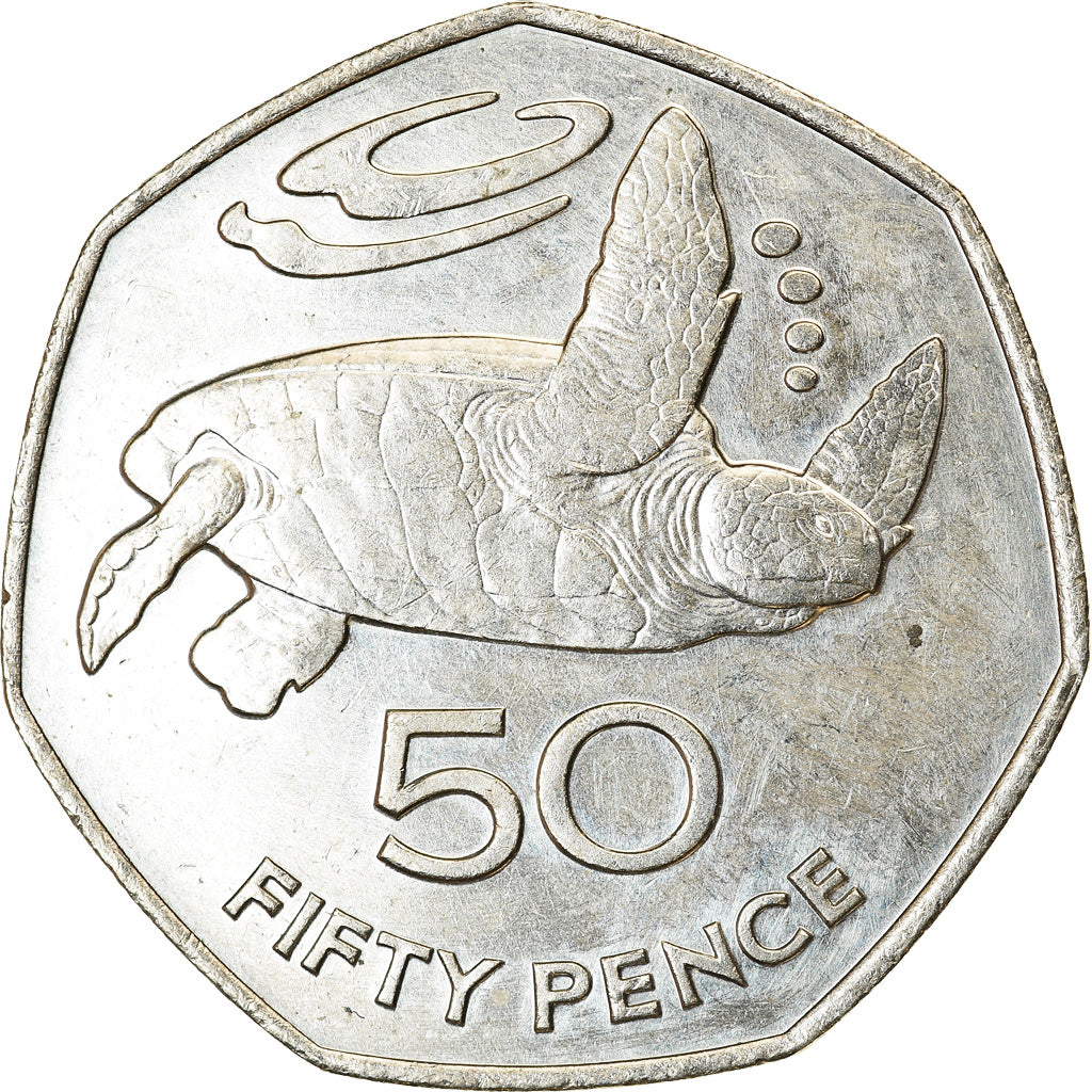 Coin, SAINT HELENA & ASCENSION, Elizabeth II, 50 Pence, 1984, AU(50-53)