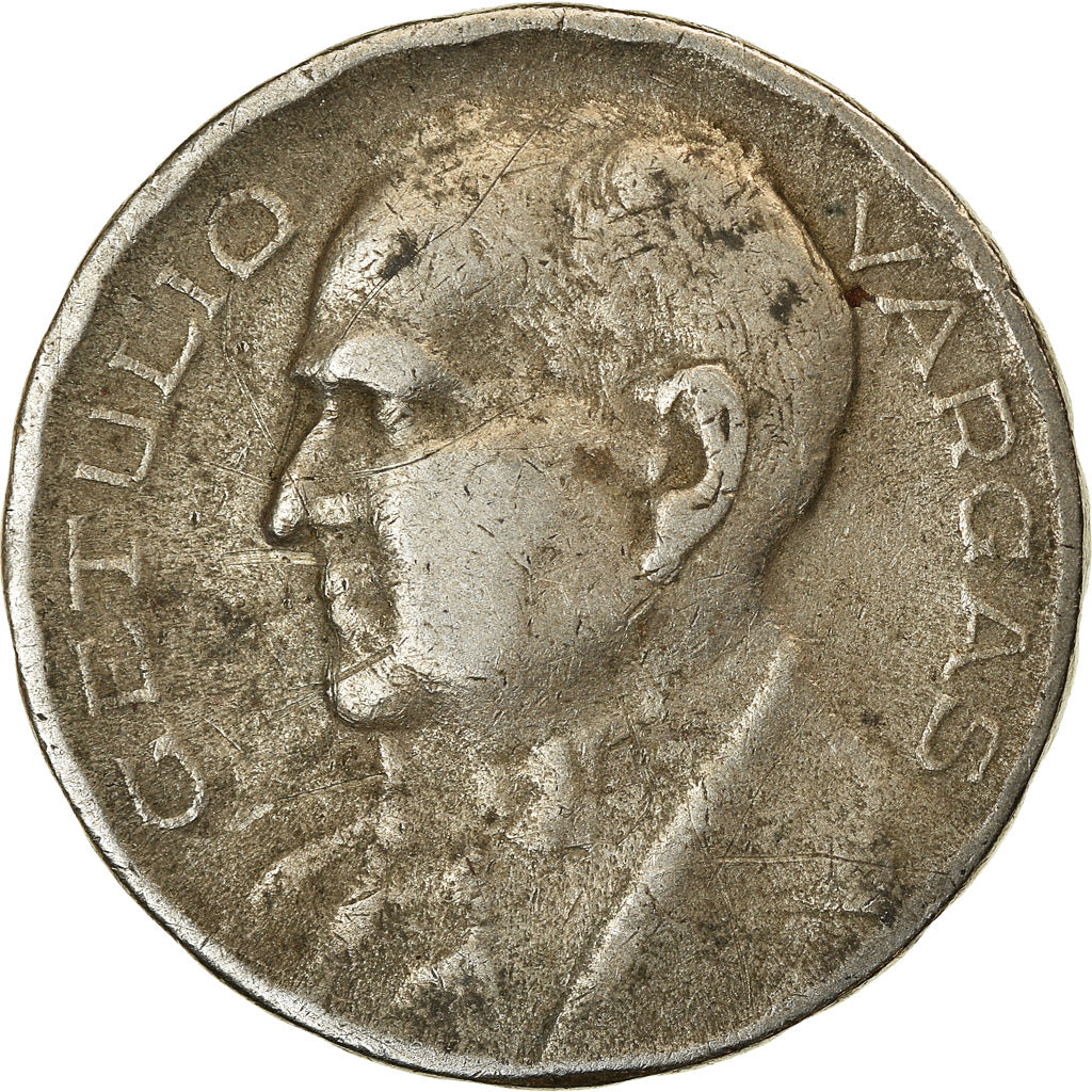 Moneda, Brasil, 300 Reis, 1938, MBC, Cobre - níquel, KM:546