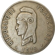 Coin, FRENCH AFARS & ISSAS, 100 Francs, 1975, Paris, EF(40-45), Copper-nickel