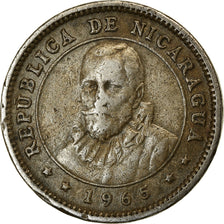 Moneta, Nicaragua, 5 Centavos, 1965, BB, Rame-nichel, KM:24.2
