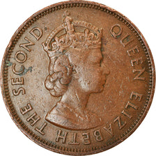 Coin, Mauritius, Elizabeth II, 5 Cents, 1964, EF(40-45), Bronze, KM:34