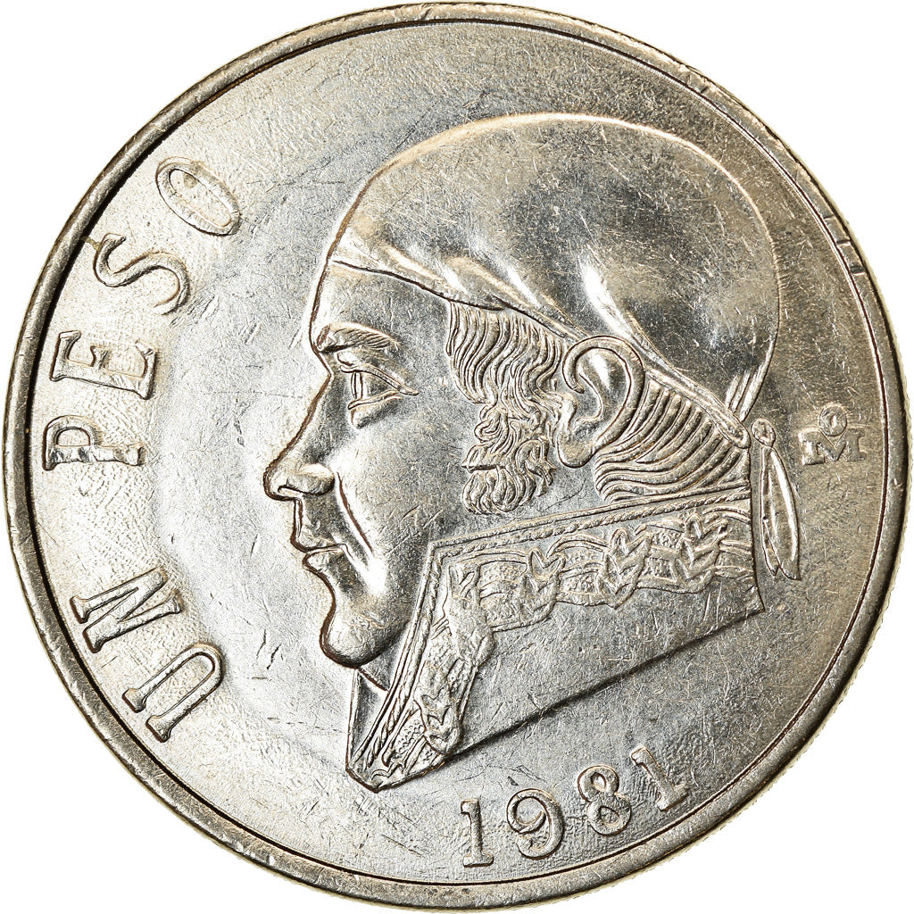 Monnaie, Mexique, Peso, 1981, Mexico City, SUP, Copper-nickel, KM:460