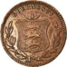 Coin, Guernsey, 8 Doubles, 1902, Heaton, Birmingham, EF(40-45), Bronze, KM:7