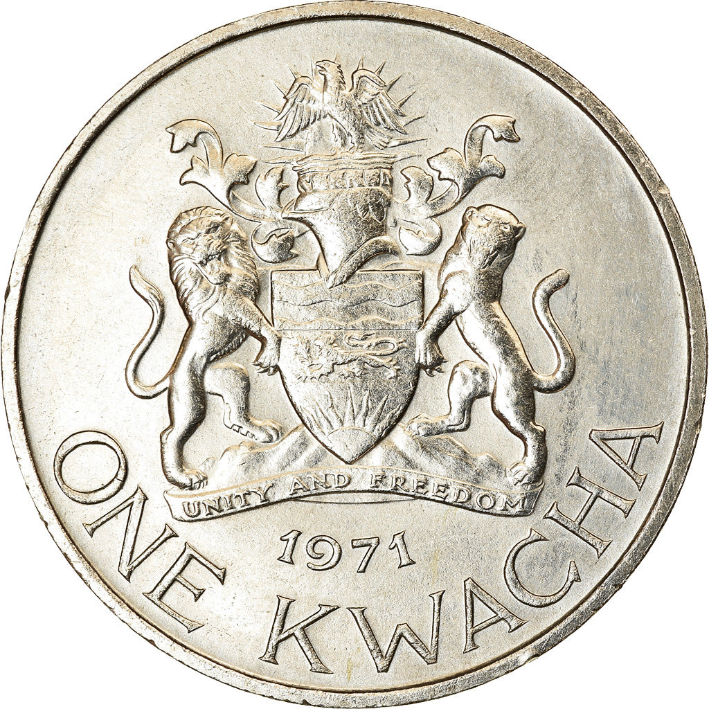 Coin, Malawi, Kwacha, 1971, AU(55-58), Copper-nickel, KM:12