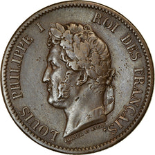 Coin, FRENCH COLONIES, Louis - Philippe, 5 Centimes, 1844, Paris, VF(20-25)