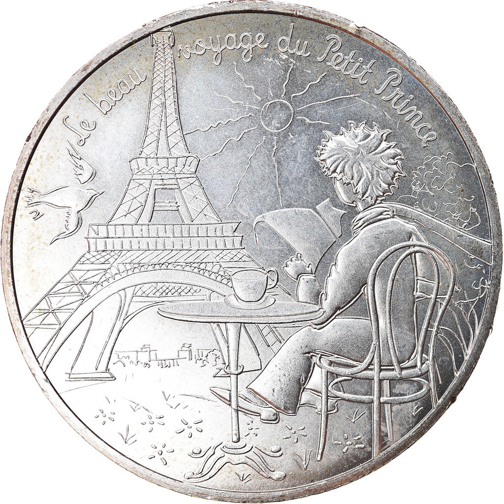 França, Petit Prince, 10 Euro, 2016, AU(55-58), Prata, Gadoury:EU834