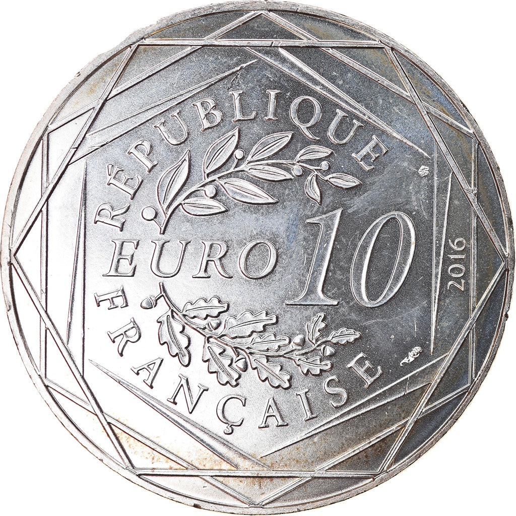 França, Petit Prince, 10 Euro, 2016, AU(55-58), Prata, Gadoury:EU834