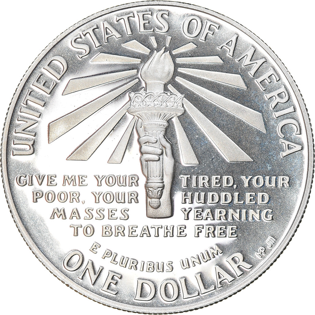 Coin, United States, Dollar, 1986, U.S. Mint, San Francisco, Proof, MS(65-70)