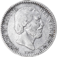 Coin, Netherlands, William III, 10 Cents, 1859, EF(40-45), Silver, KM:80