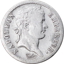 Moneda, Francia, Napoléon I, 1/2 Franc, 1812, Paris, BC+, Plata, KM:691.1