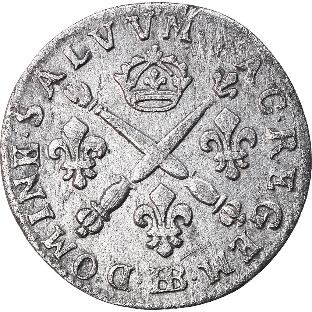 Münze, Frankreich, Louis XIV, 5 Sols aux insignes, 1704, Strasbourg, SS