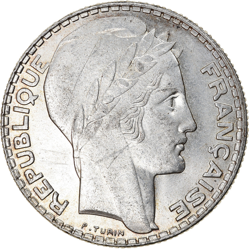 Coin, France, Turin, 10 Francs, 1934, Paris, AU(55-58), Silver, KM:878