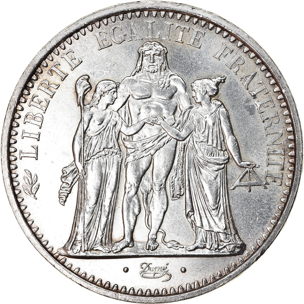 Coin, France, Hercule, 10 Francs, 1967, Paris, AU(55-58), Silver, KM:932