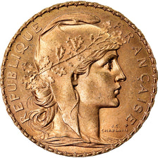Coin, France, Marianne, 20 Francs, 1908, Paris, AU(55-58), Gold, KM:857