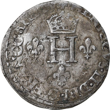 Coin, France, Henri II, Gros de Nesle, 1550, Paris, VF(30-35), Silver