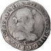 Coin, France, Henri III, Demi Franc, 1578, Troyes, VF(20-25), Silver