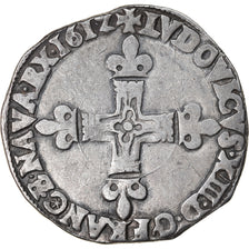 Moneta, Francja, Louis XIII, 1/4 Écu à la croix, 1/4 Ecu, 1612, Bayonne