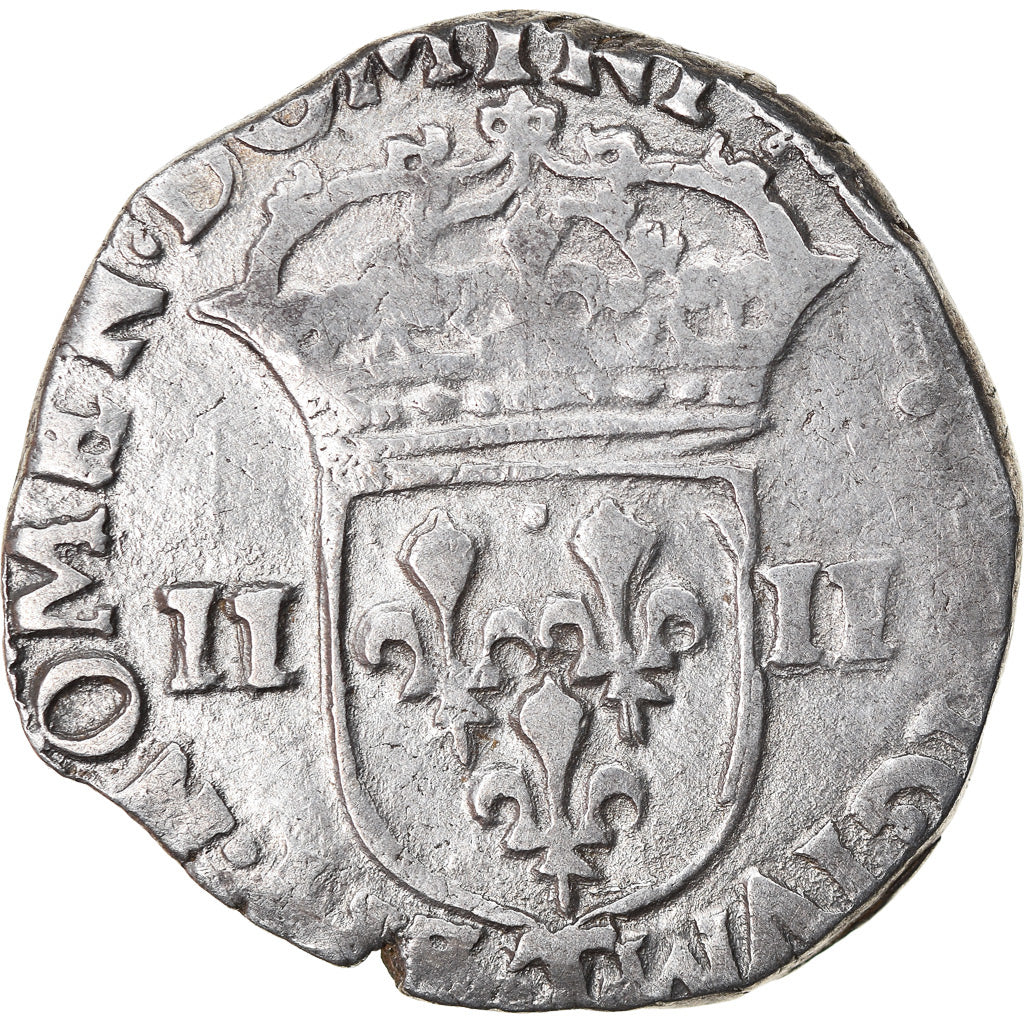 Monnaie, France, Louis XIII, 1/4 Écu à la croix, 1623, Nantes, TB+