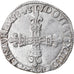Münze, Frankreich, Louis XIII, 1/4 Écu à la croix, 1643, Bordeaux, SS