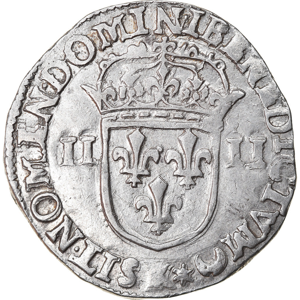Münze, Frankreich, Louis XIII, 1/4 Écu à la croix, 1643, Bordeaux, SS