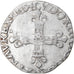 Coin, France, Louis XIII, 1/4 Écu à la croix, 1615, Angers, VF(30-35)