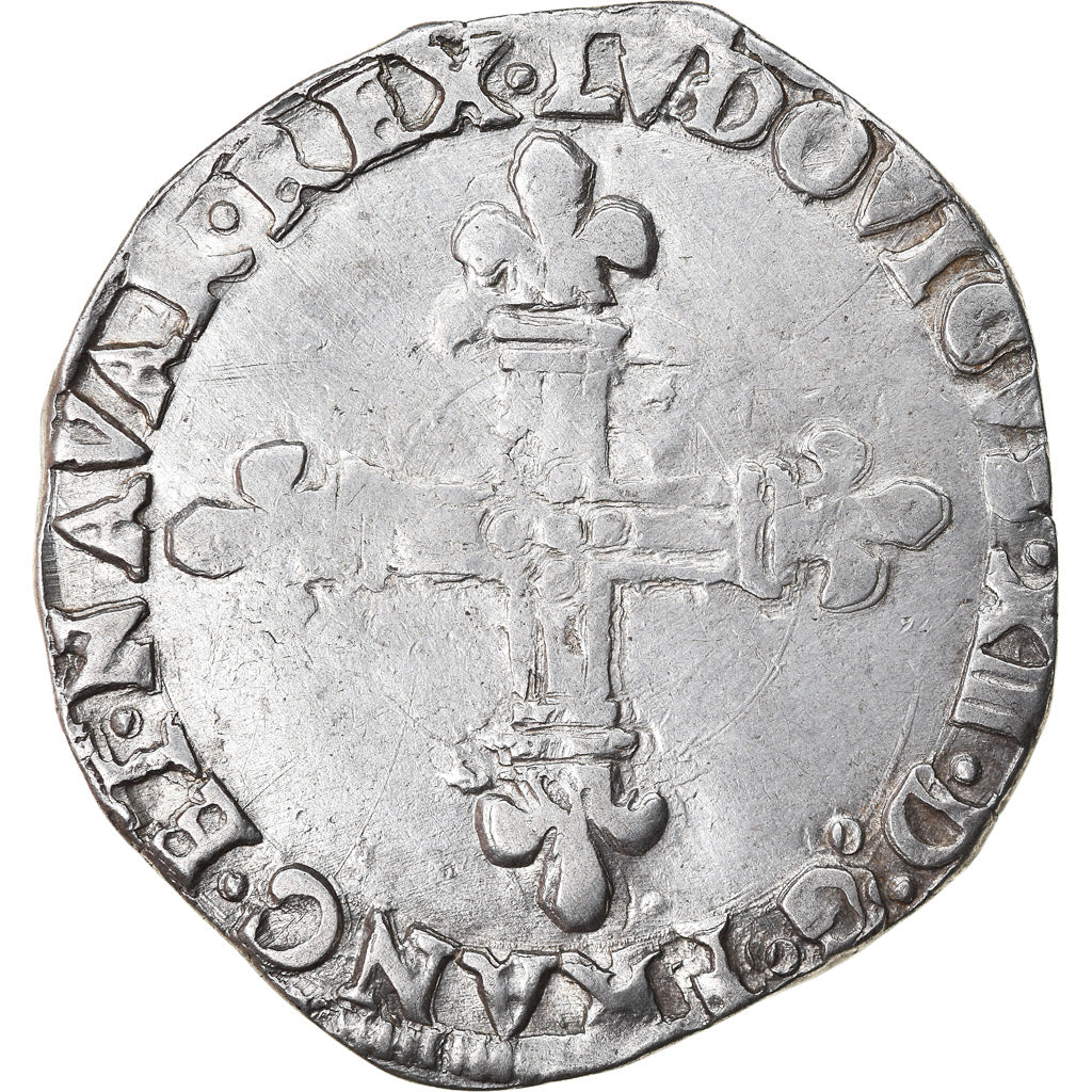 Moneta, Francja, Louis XIII, 1/4 Écu de Navarre, 1/4 Ecu, 1623, Saint Palais