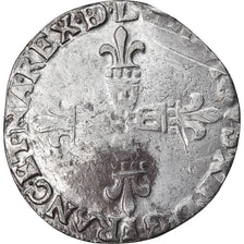 Coin, France, Louis XIII, 1/4 Écu de Béarn, 1619, Pau, VF(20-25)