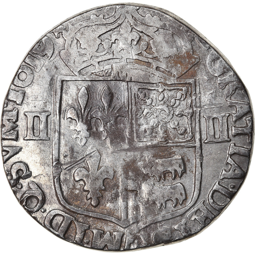 Coin, France, Louis XIII, 1/4 Écu de Béarn, 1619, Pau, VF(20-25)