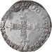 Moneta, Francja, Louis XIII, 1/4 Écu de Béarn, 1/4 Ecu, 1613, Pau, VF(30-35)