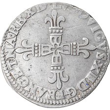 Monnaie, France, Louis XIII, 1/4 Écu de Béarn, 1613, Pau, TTB