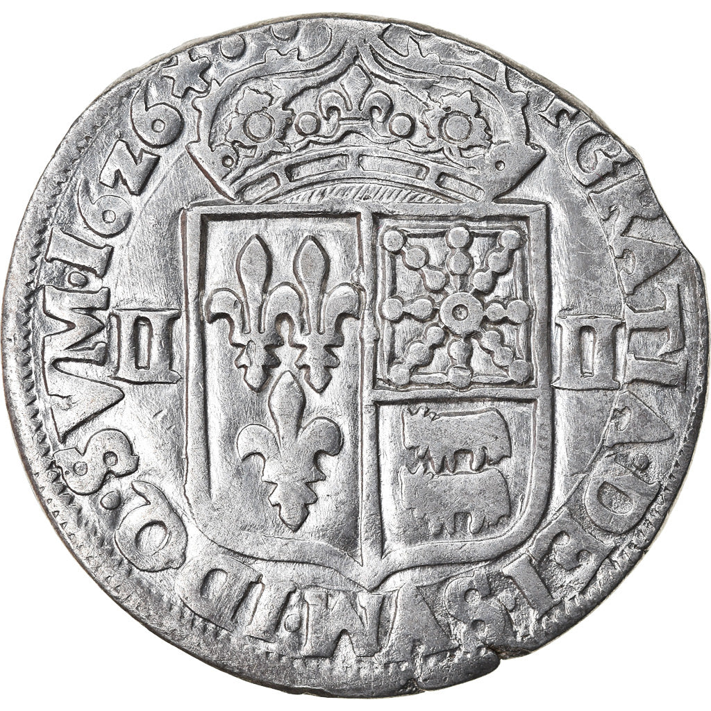 Münze, Frankreich, Louis XIII, 1/4 Écu de Béarn, 1626, Pau, SS