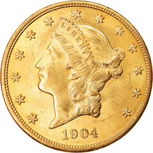 Münze, Vereinigte Staaten, Liberty Head, $20,1904, Philadelphia, VZ