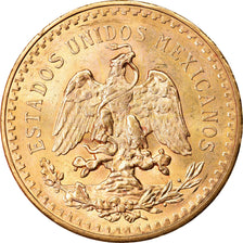 Coin, Mexico, 50 Pesos, 1945, Mexico City, AU(55-58), Gold, KM:481