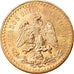 Coin, Mexico, 50 Pesos, 1945, Mexico City, AU(55-58), Gold, KM:481