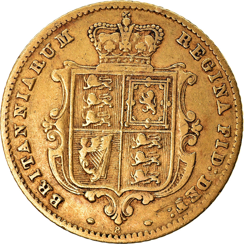 Coin, Great Britain, Victoria, 1/2 Sovereign, 1867, VF(30-35), Gold, KM:735.2