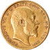 Monnaie, Grande-Bretagne, Edward VII, 1/2 Sovereign, 1905, TTB, Or, KM:804