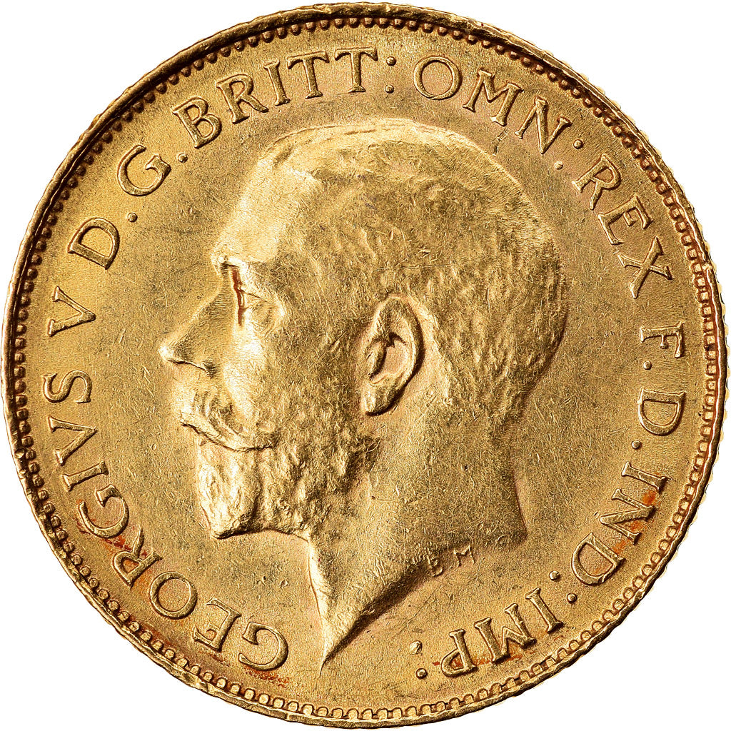 Coin, South Africa, George V, 1/2 Sovereign, 1926, Pretoria, AU(55-58), Gold